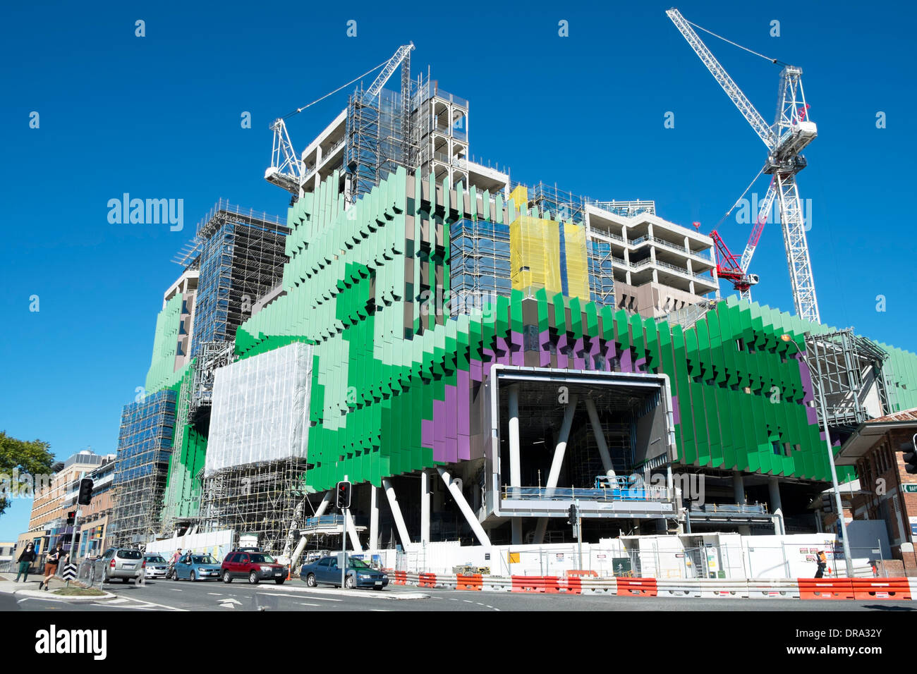Nueva Queensland Children's Hospital en construcción en Brisbane, Australia Foto de stock