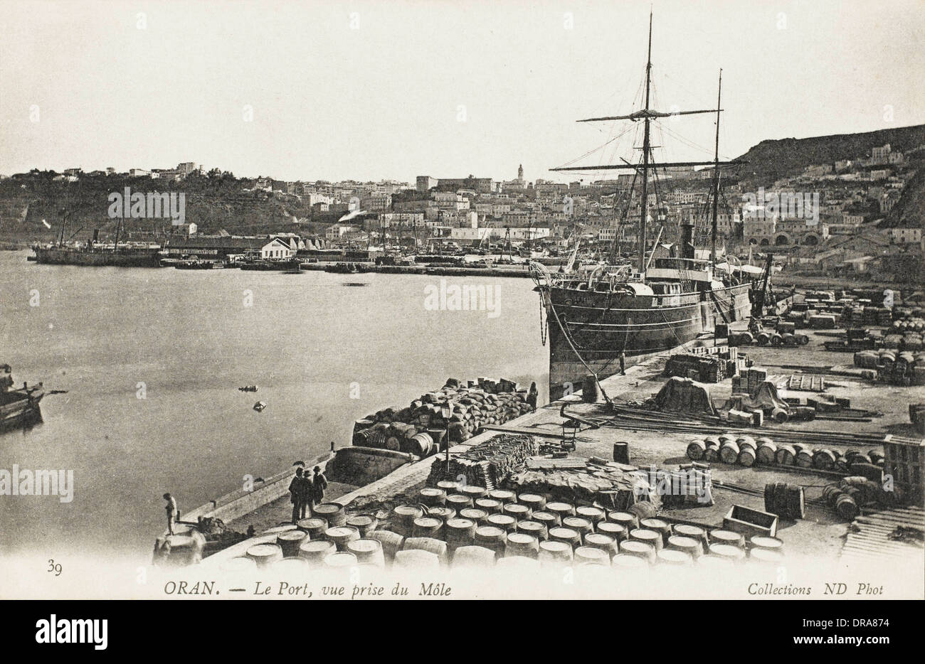 El puerto de Orán, Argelia Fotografía de stock - Alamy