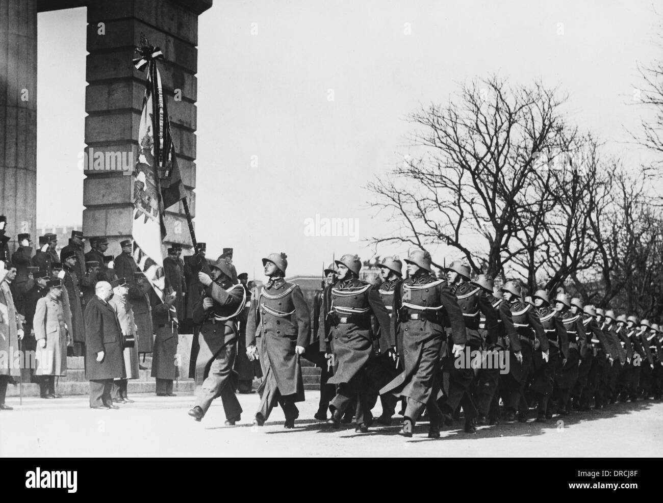 Regimiento de la Guardia de Viena - Anschluss Foto de stock