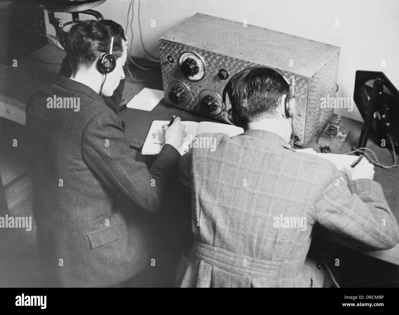 Formación del operador de radio francesa de la Segunda Guerra Mundial  Fotografía de stock - Alamy