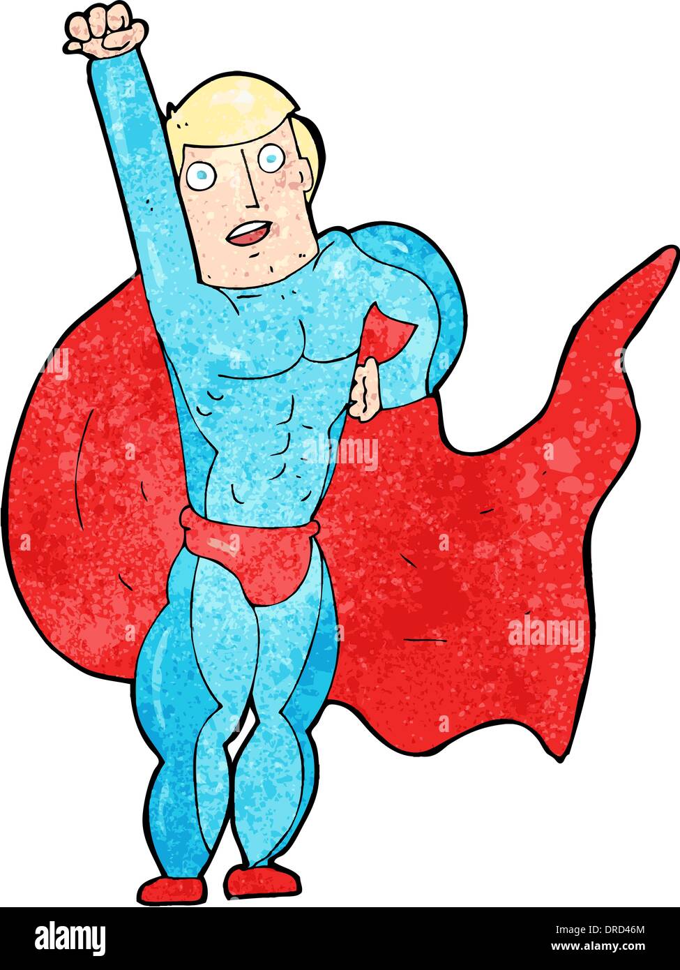 Superhéroe De Dibujos Animados Imagen Vector De Stock Alamy