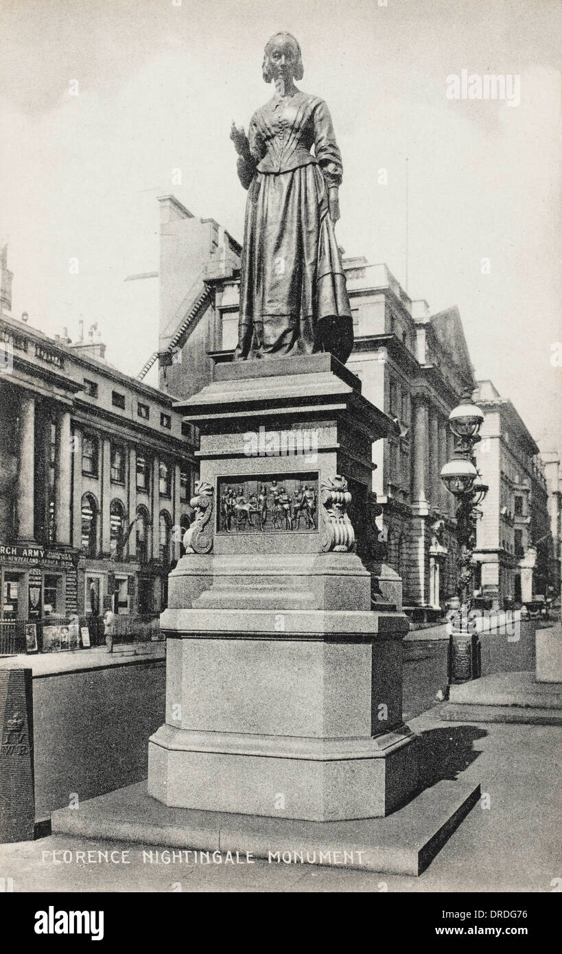 Florence Nightingale monumento Foto de stock