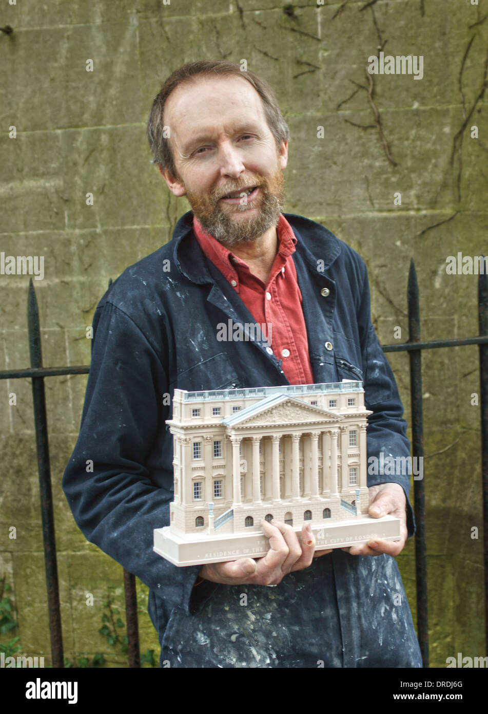 Timothy Richards, modelo arquitectónico maker Bath Foto de stock