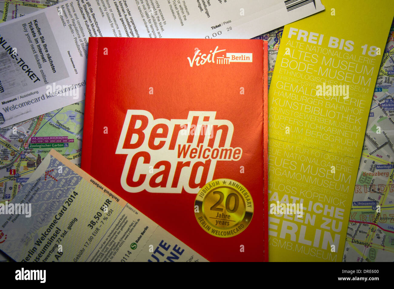 Berlin, Berlin Welcome Card, WelcomeCard, Mapa, Billete, Vale, El ...