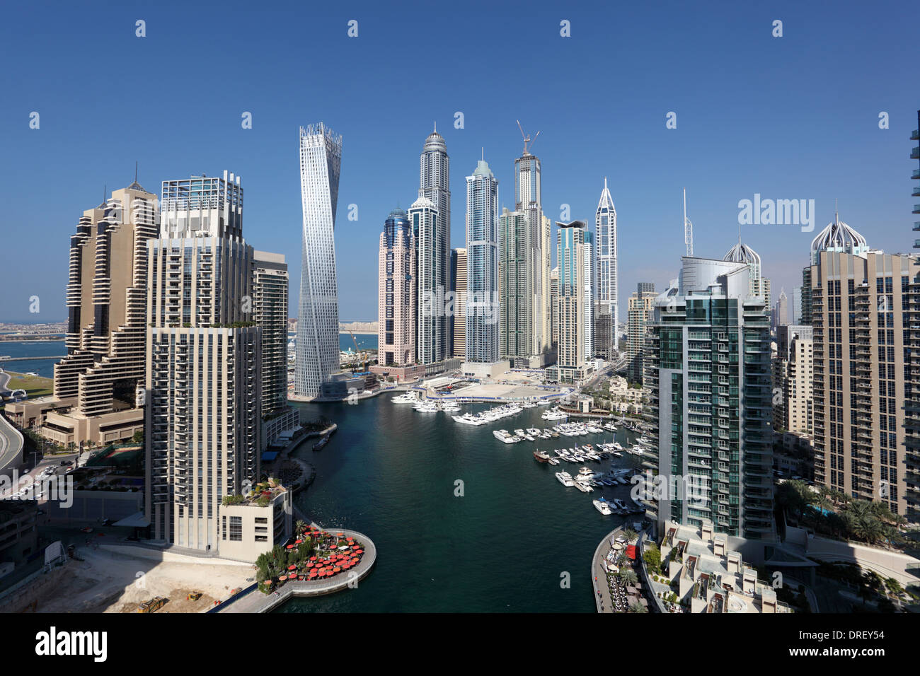 Dubai Marina. Emiratos Arabes Unidos Foto de stock