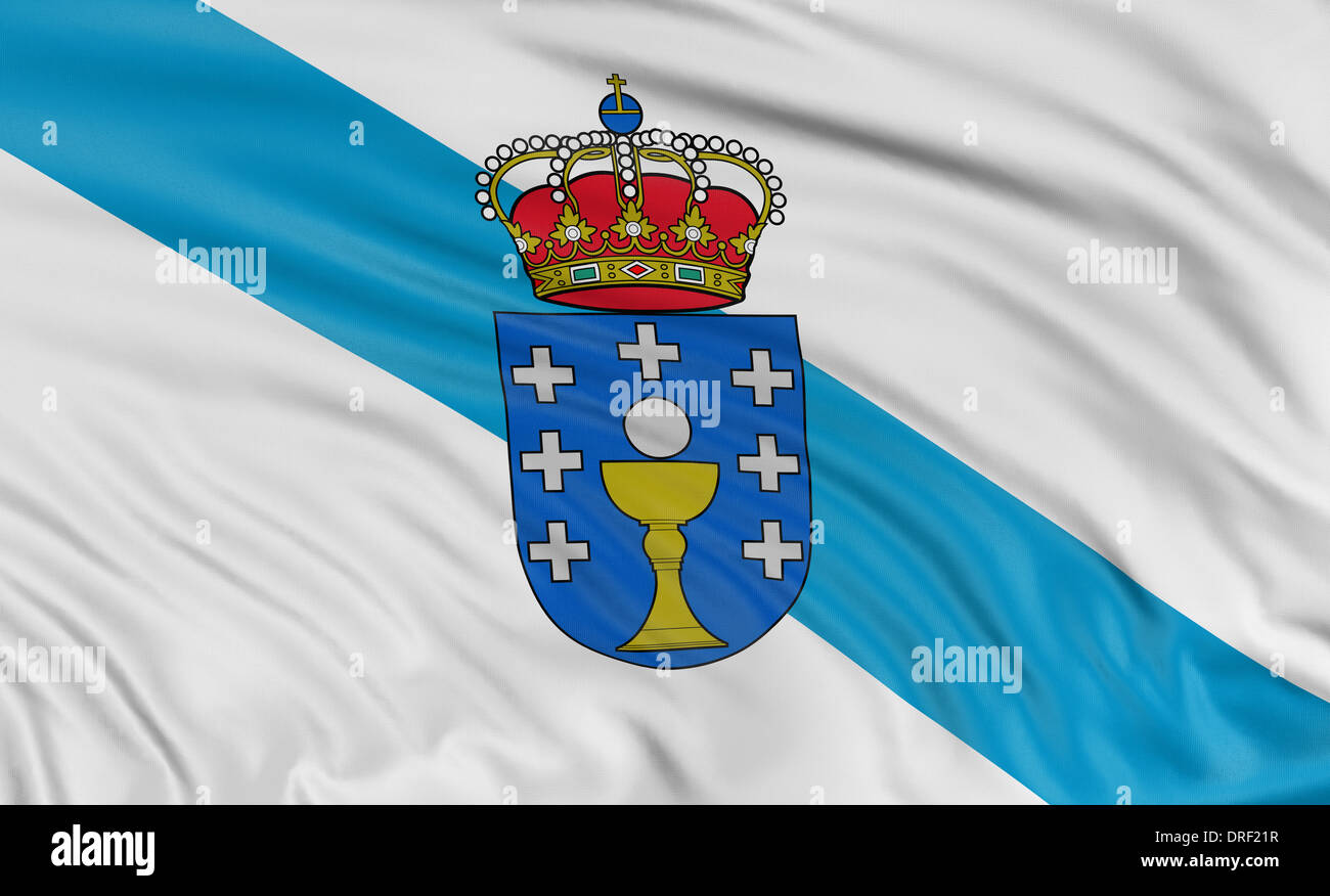 Bandera Galicia c/corona