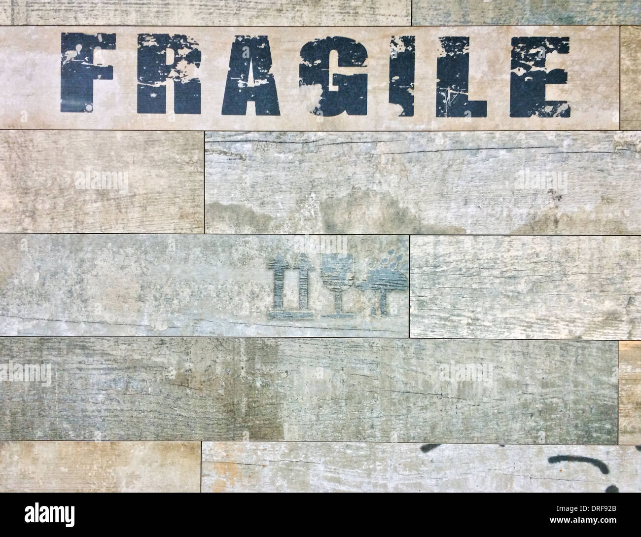 Coloridos azulejos frágil vertical foto de fondo Foto de stock