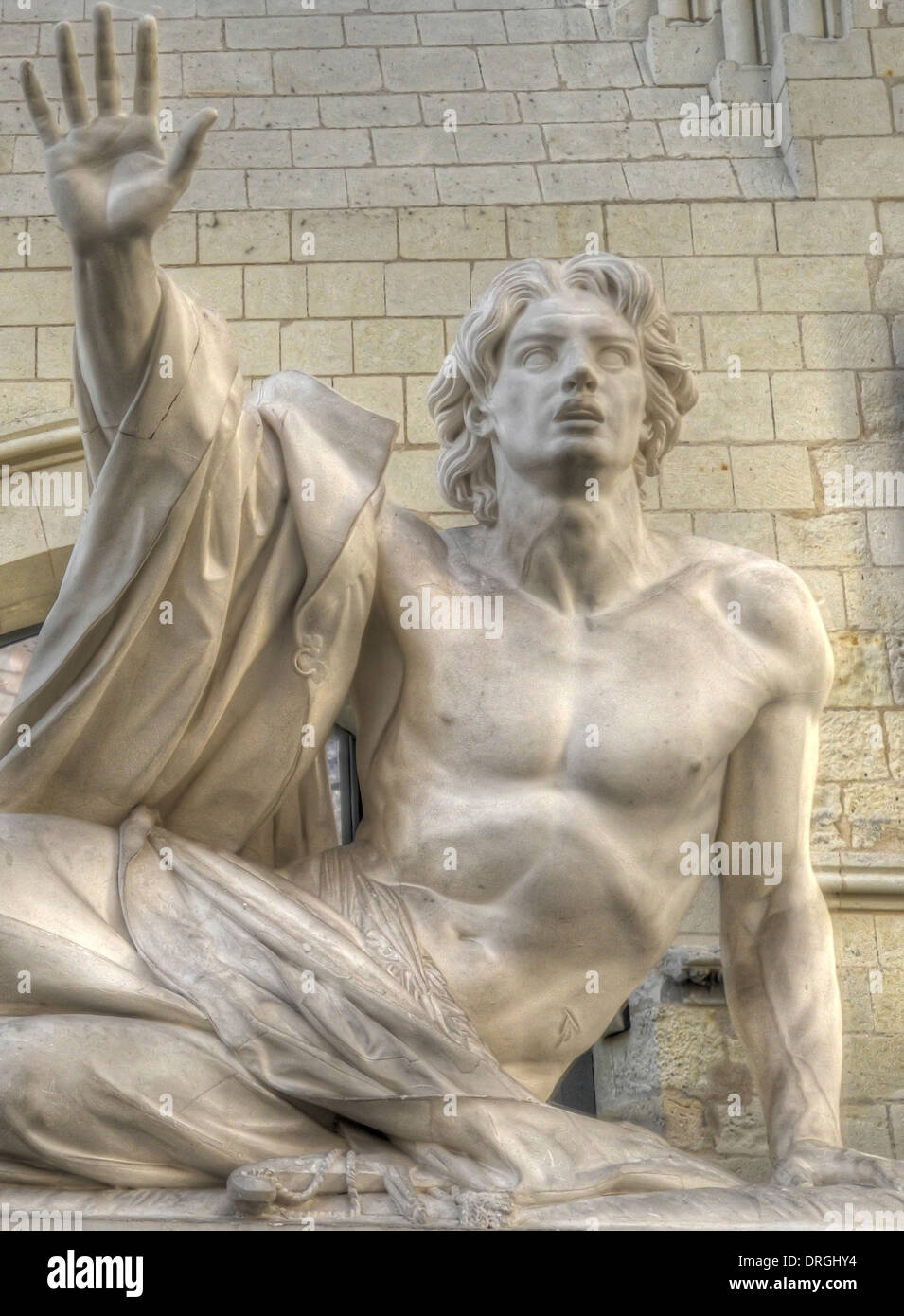 Galerie David d'Angers, Angers museo de arte en el Valle del Loira, en el departamento de Maine-et-Loire, en Francia. Foto de stock
