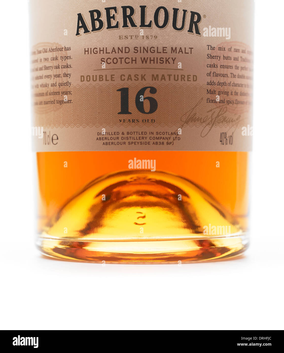 Aberlour 16 años botella de whisky escocés Fotografía de stock - Alamy