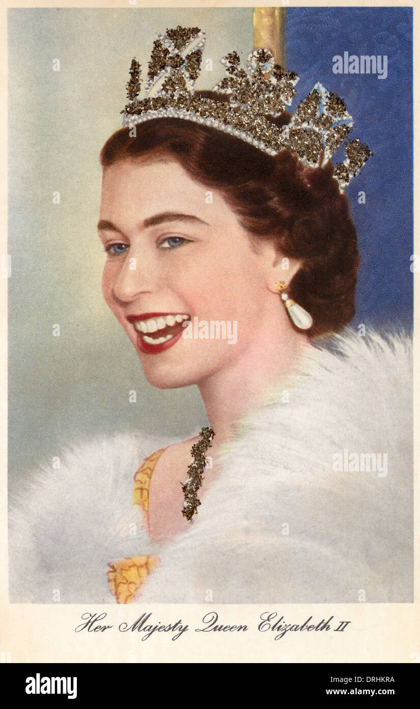 Su Alteza Real la Reina Isabel II Foto de stock