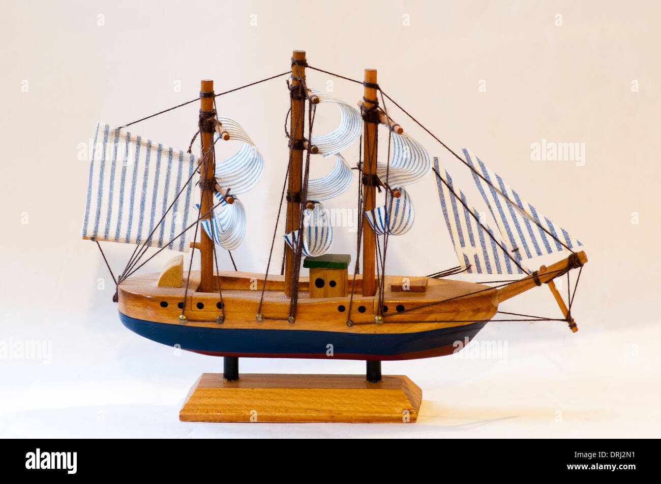 Modelo de Velero velero de madera Foto de stock