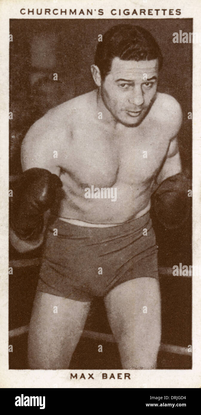Max Baer, boxeador estadounidense Foto de stock