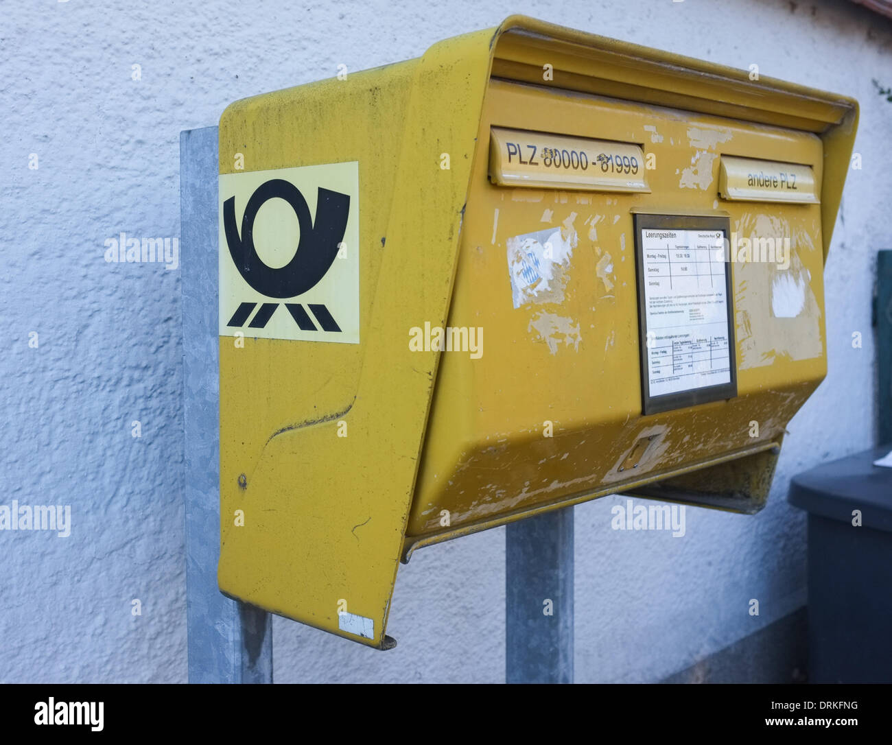 Letterbox en Munich en diciembre de 2013. Foto de stock