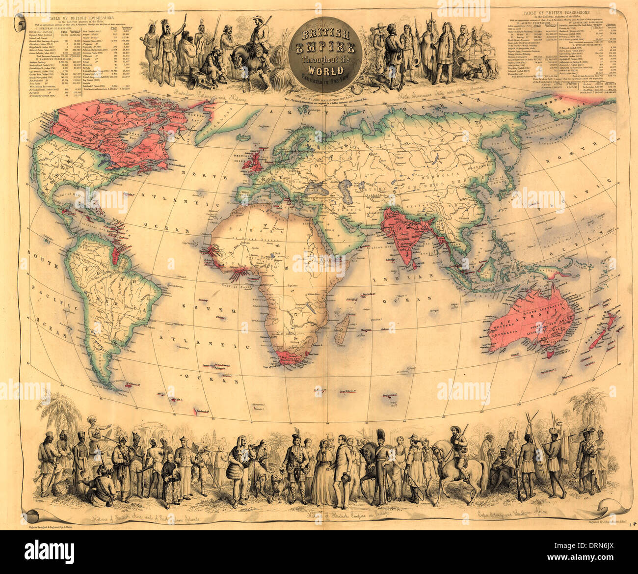 Mapa del imperio británico 1850 fotografías e imágenes de alta ...