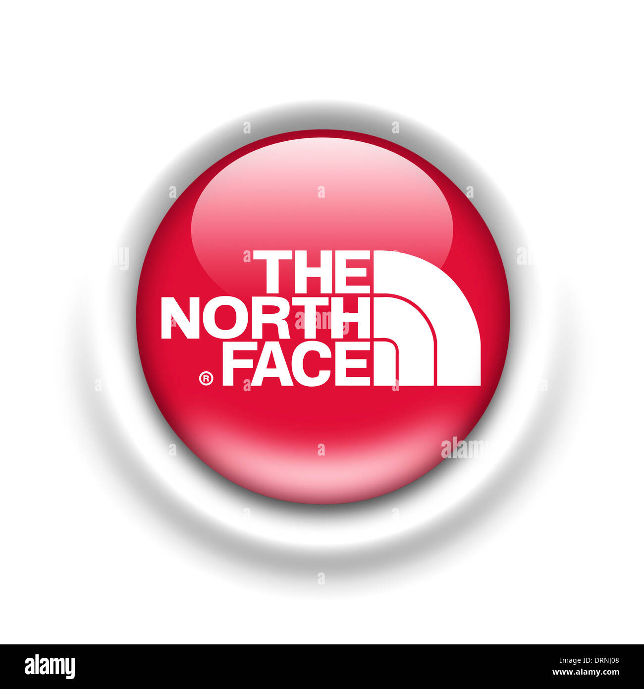 El símbolo del logotipo de North Face icono de bandera emblema Fotografía  de stock - Alamy