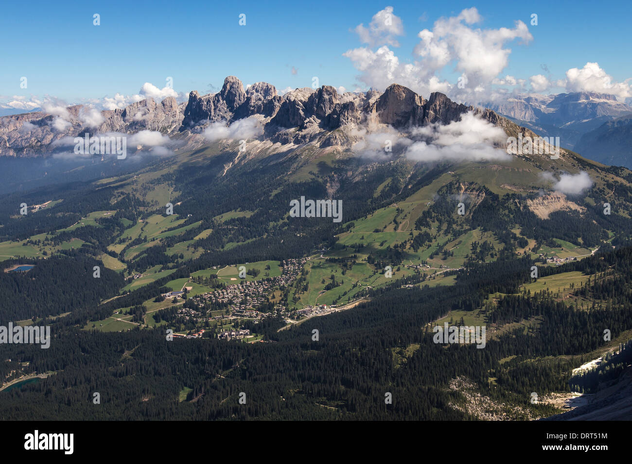 El Catinaccio grupo de montaña. Val d'Ega, Carezza al lago. Los Dolomitas de Trentino-Alto Adige. Alpes Italianos. Europa. Foto de stock