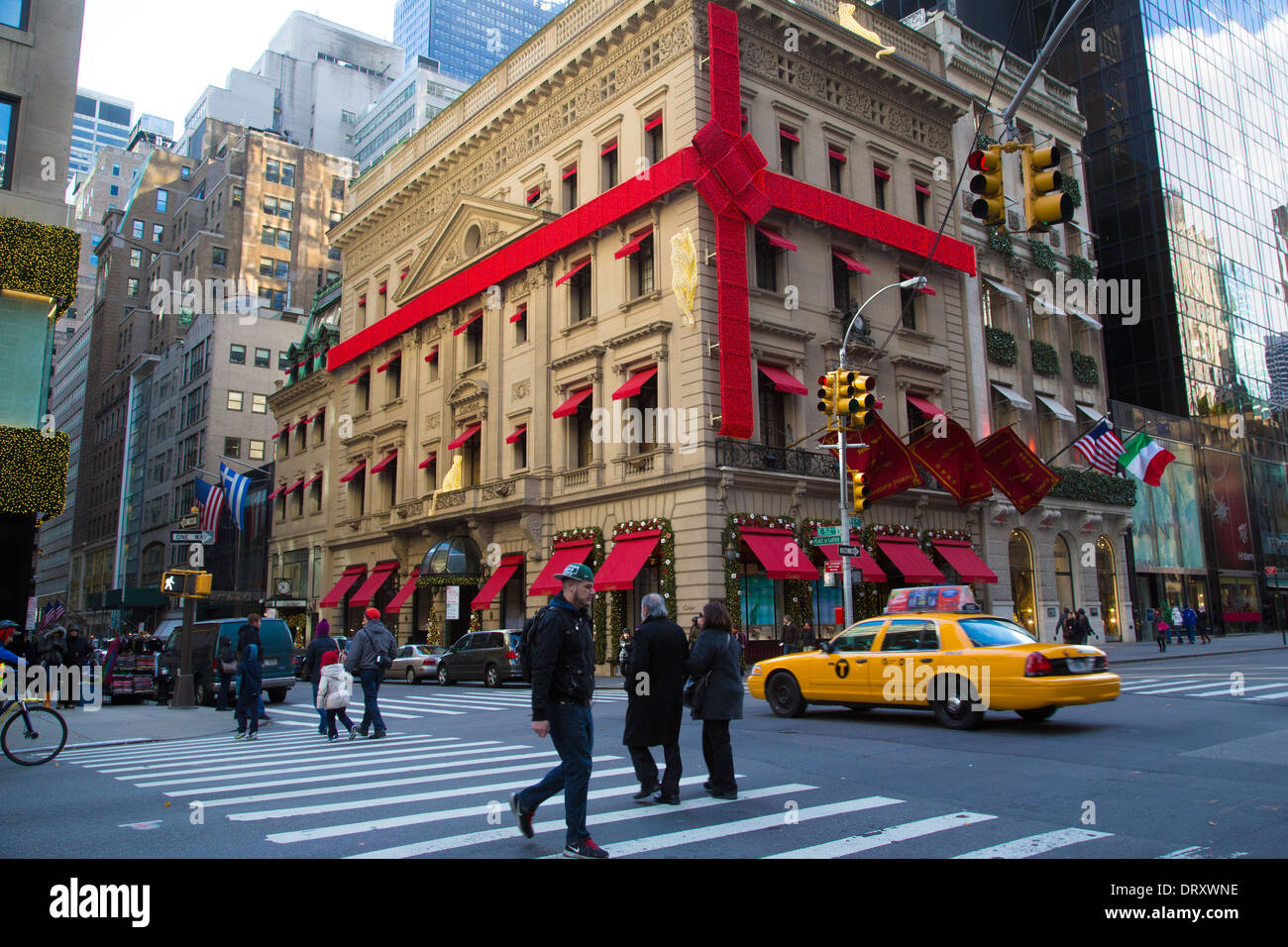 Tienda Cartier, 5th Avenue, Nueva York Foto de stock