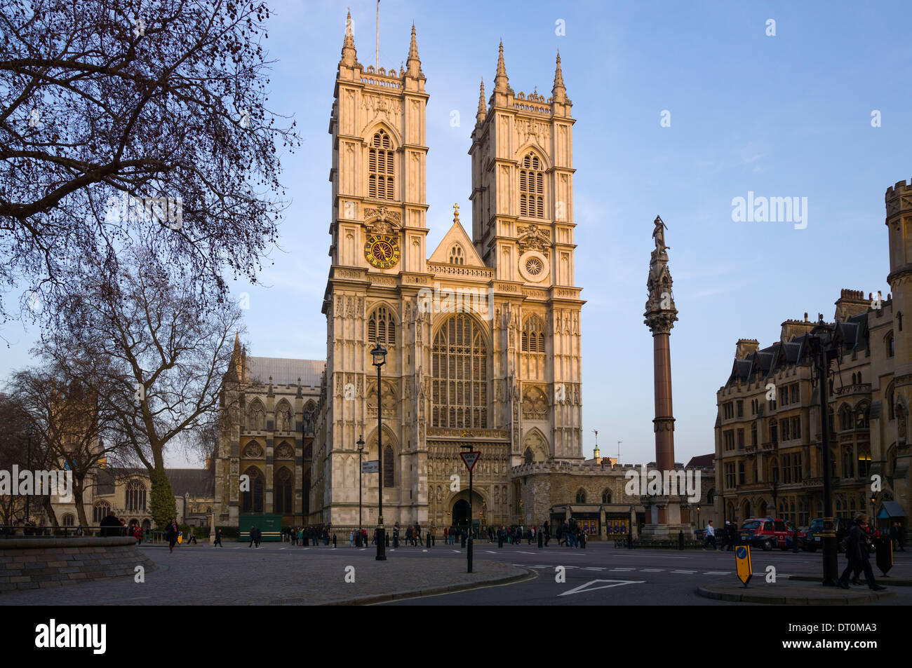 La Abadía de Westminster en Londres Foto de stock