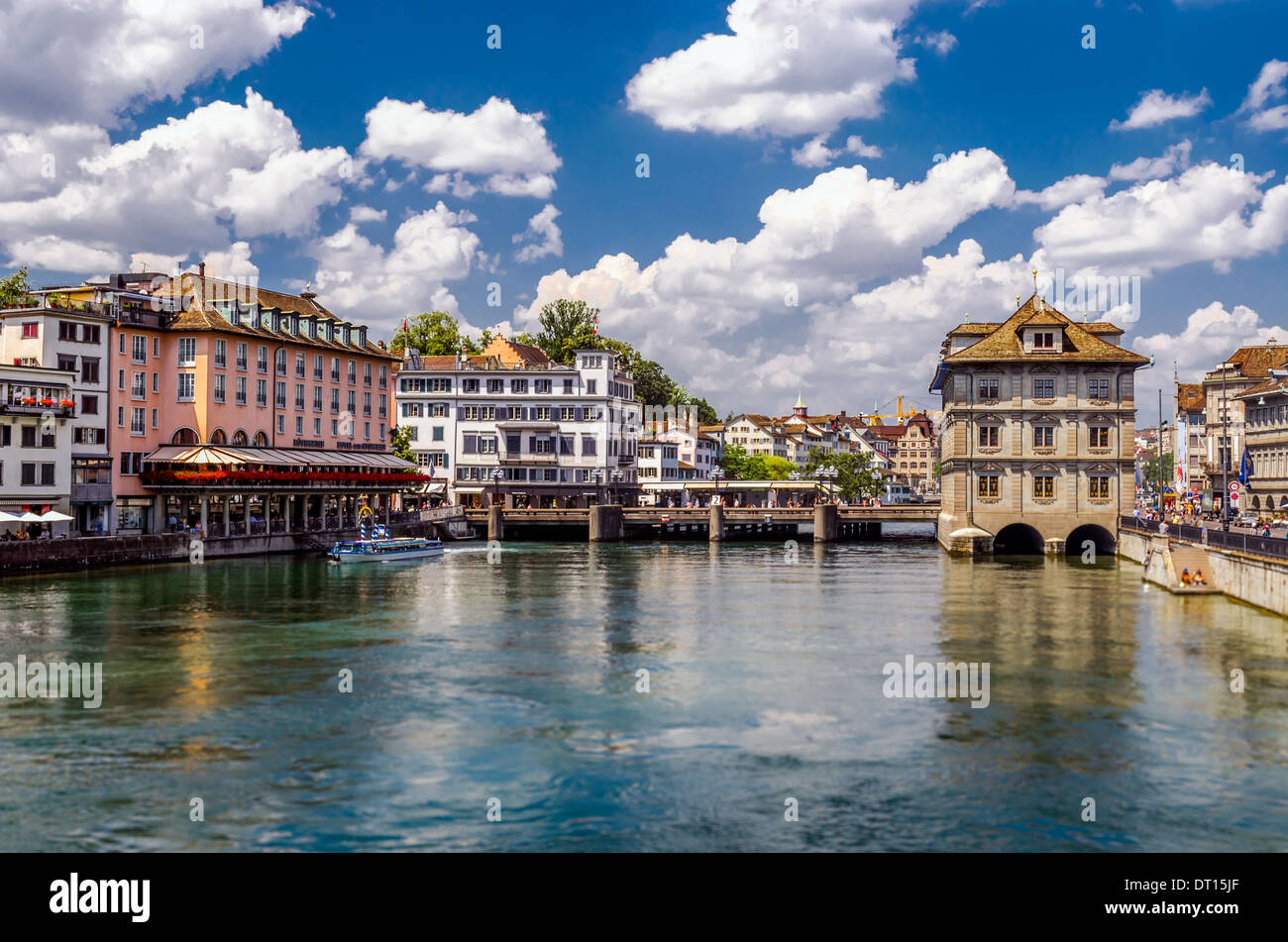 Lago de Zurich, Suiza Foto de stock