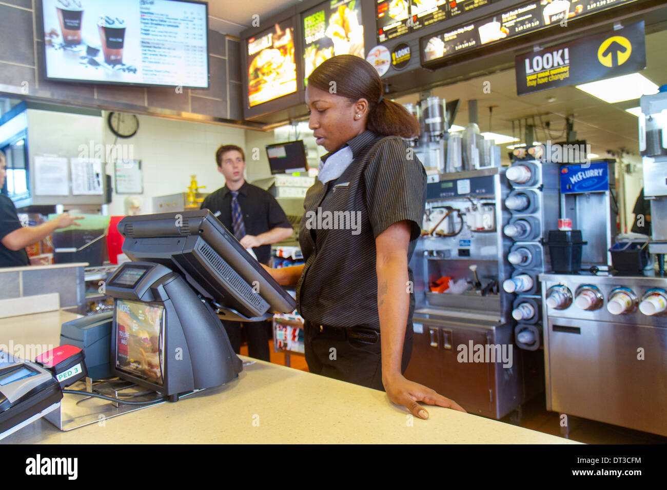 Cocoa Beach Florida, McDonald's, hamburguesas, hamburguesas, franquicia