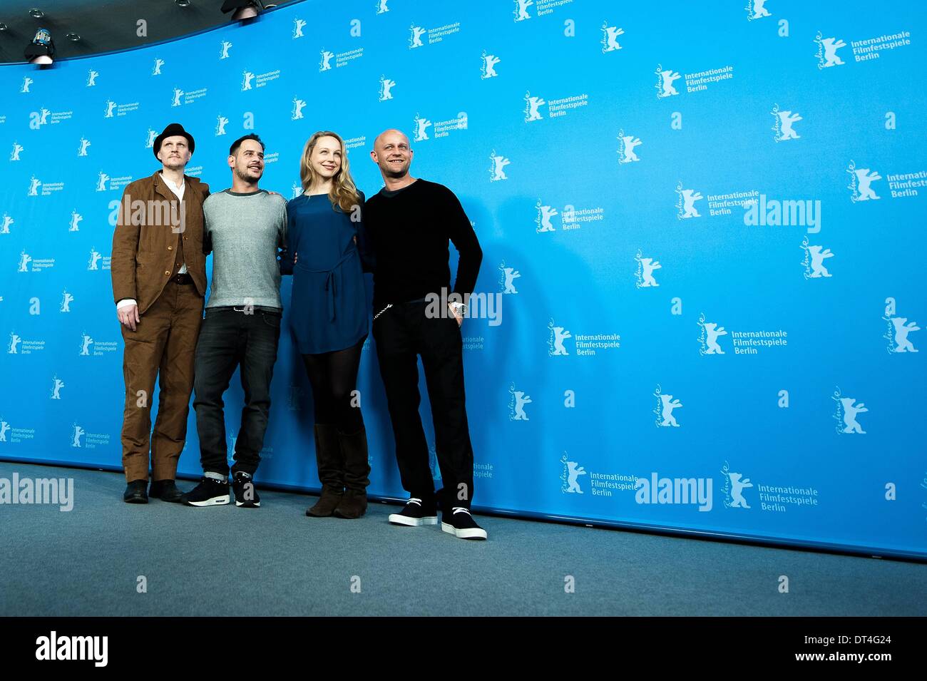 Berlín, Alemania. 8 Feb, 2014. Maximilian Erlenwein presenta en la 64ª Berlinale Film Festival la película 'Stereo' Crédito: Goncalo Silva/NurPhoto/ZUMAPRESS.com/Alamy Live News Foto de stock