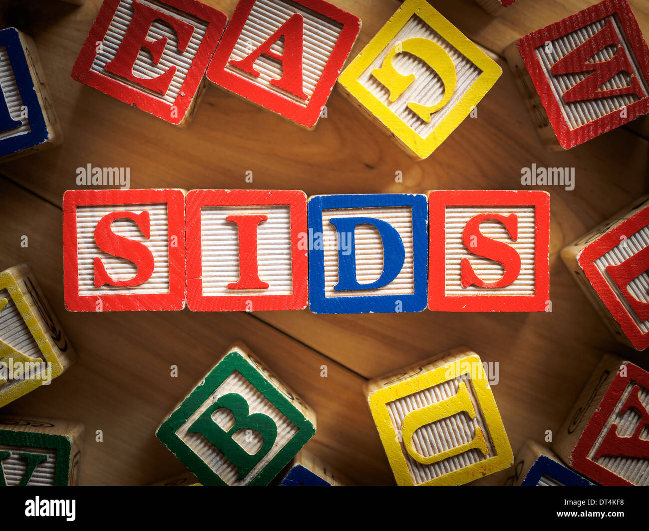 SIDS (síndrome de muerte súbita del lactante Foto de stock
