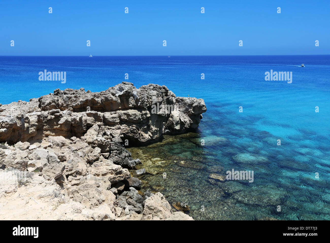 Cape Greko Kavo en Chipre. Foto de stock