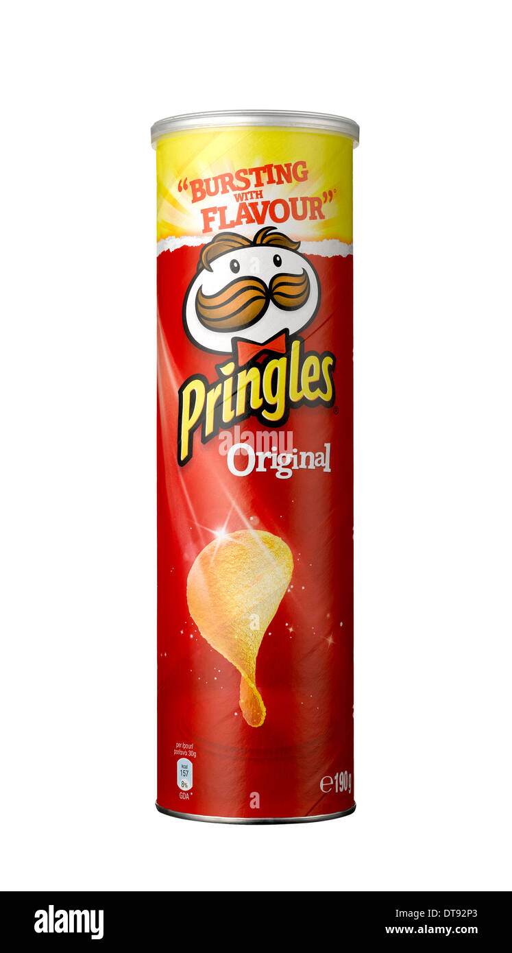 Cortar una foto de un tubo de Pringles Fotografía de stock - Alamy