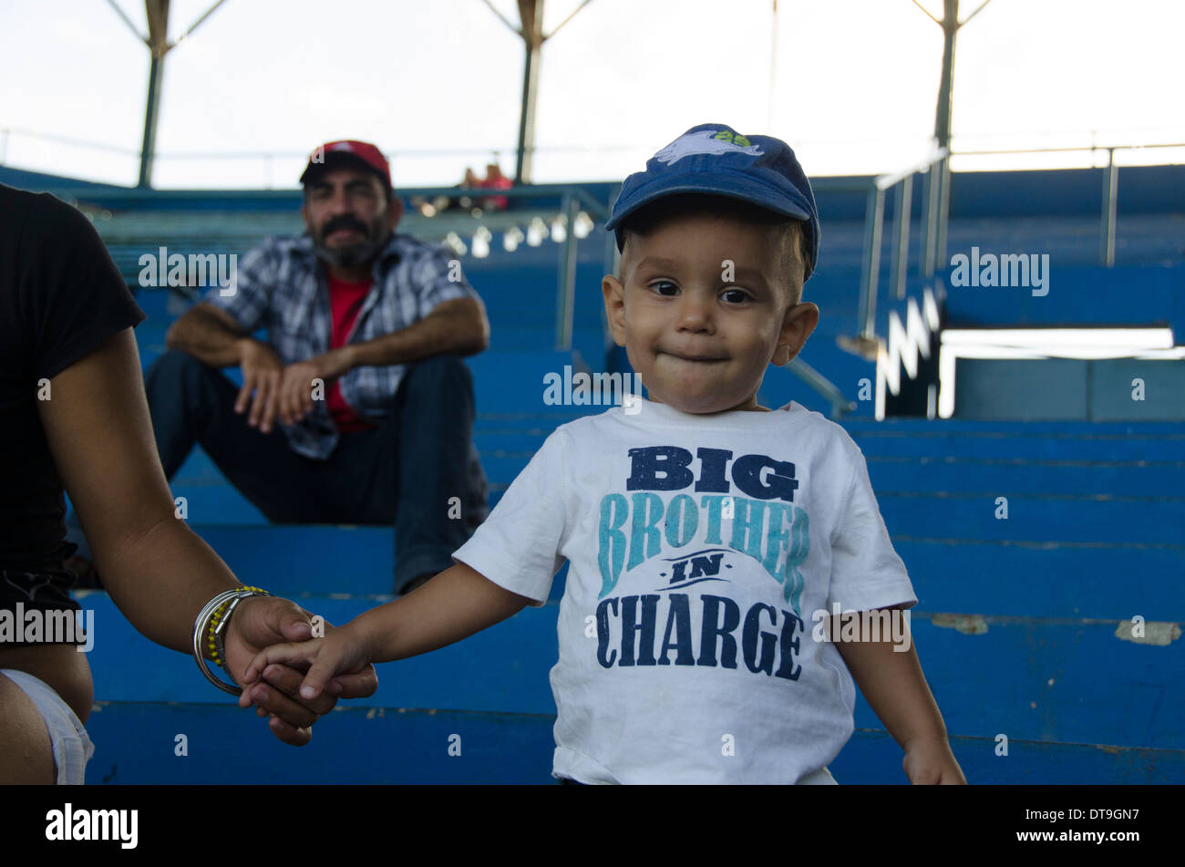 Estadio de Béisbol Latinoamericano de La Habana, Cuba del juego Foto de stock