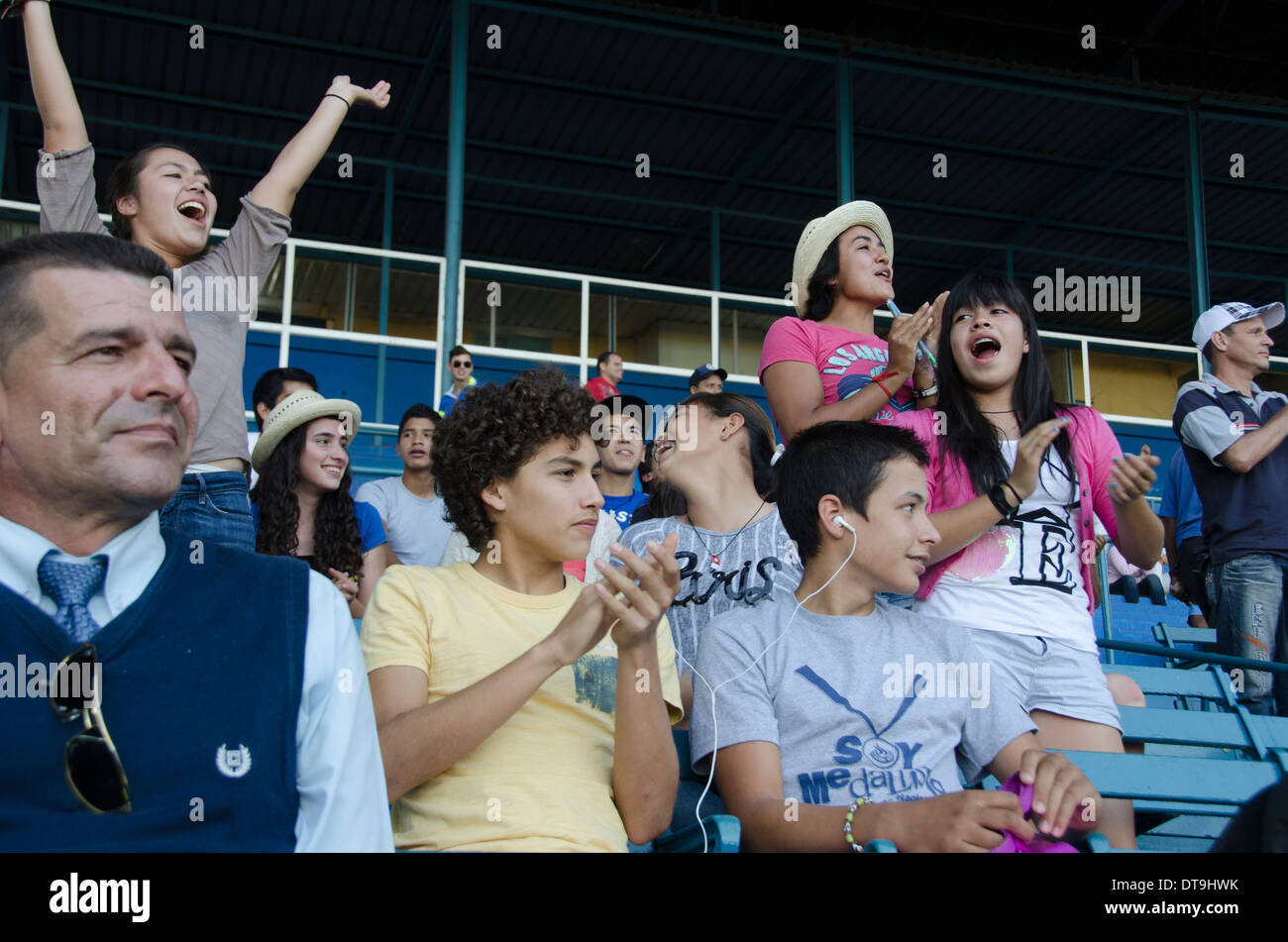 Estadio de Béisbol Latinoamericano de La Habana, Cuba del juego Foto de stock