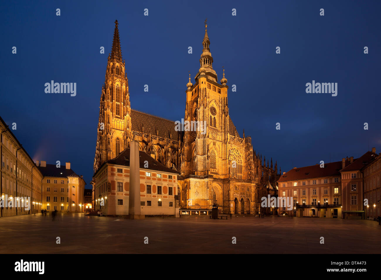 Prag, St.-Veits-Dom, Veitsdom, Katedrála tschechisch oder chrám sv. Víta Foto de stock