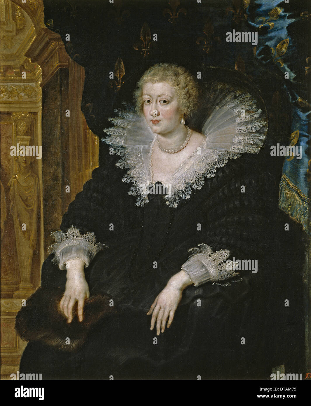 Ana de Austria (1601-1666), c. 1622. Artista: Rubens, Pieter Paul (1577-1640) Foto de stock