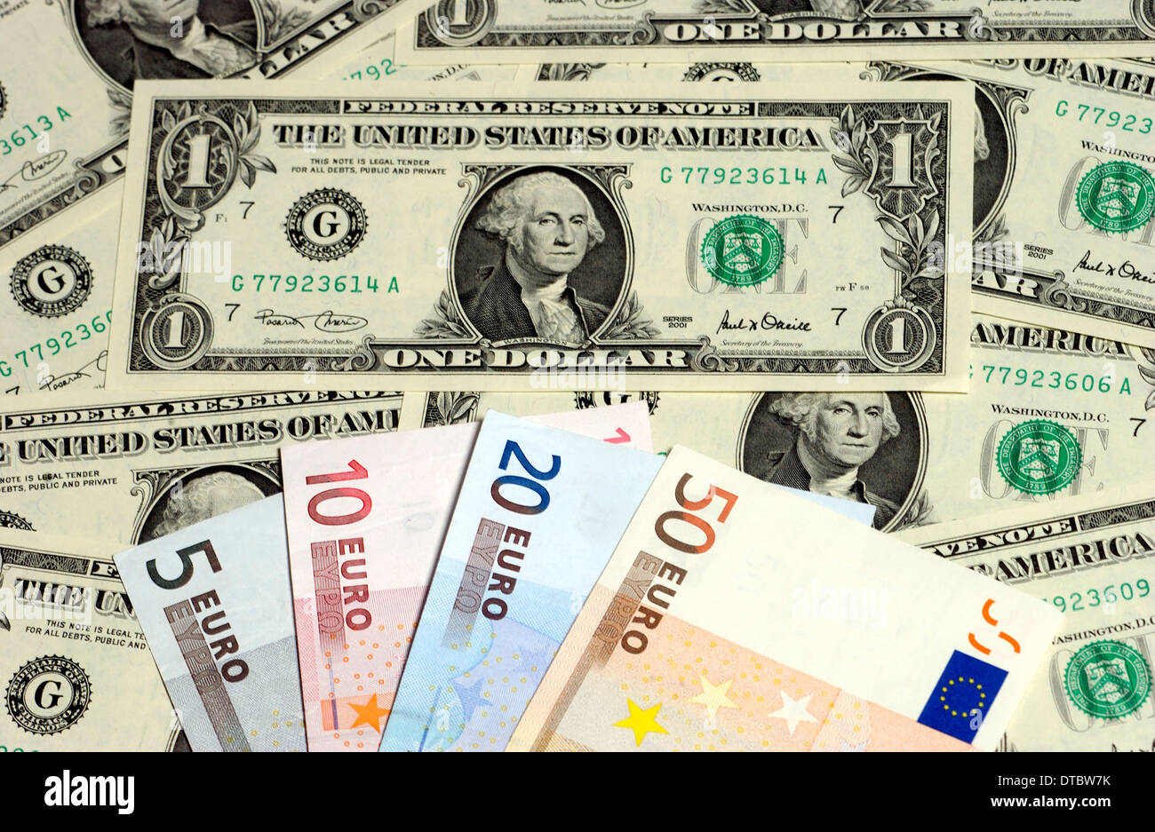Muchos Cuando Cuyo Tipo de cambio euro y dolar fotografías e imágenes de alta resolución -  Alamy