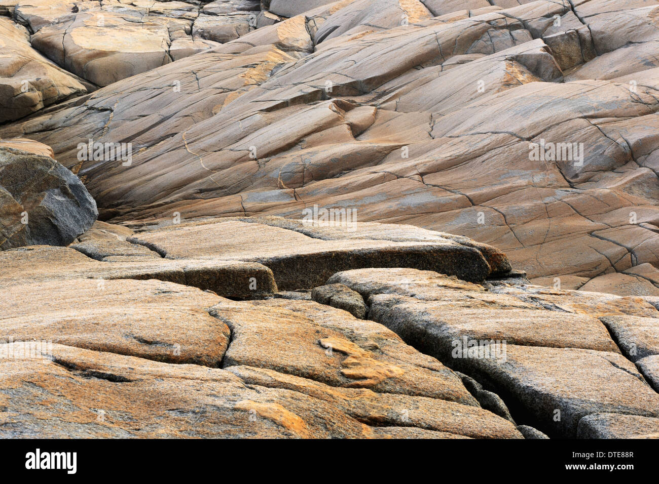 Visión abstracta de roca de granito Foto de stock