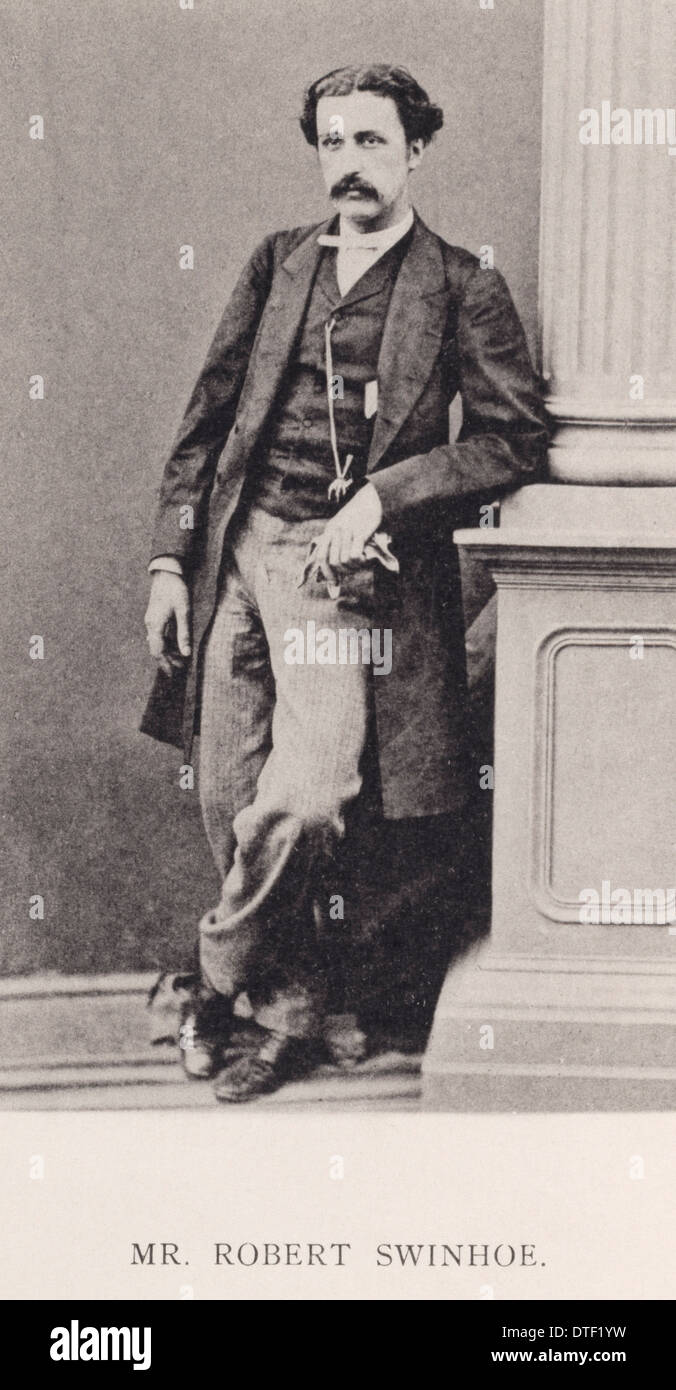 Robert Swinhoe (1836-1877) Foto de stock