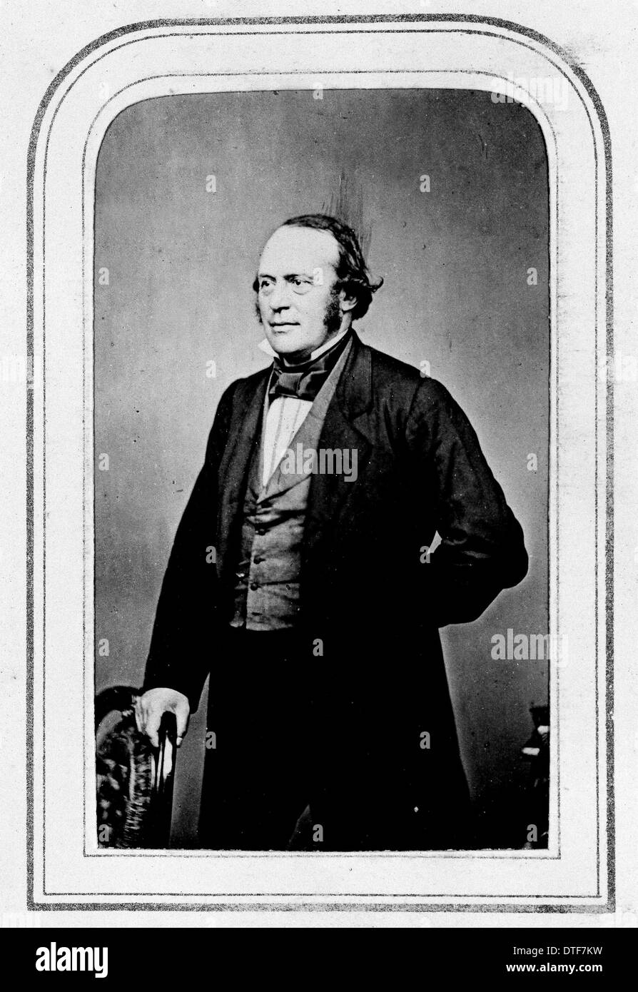 Jean Louis Rodolphe Agassiz (1807-1873) Foto de stock