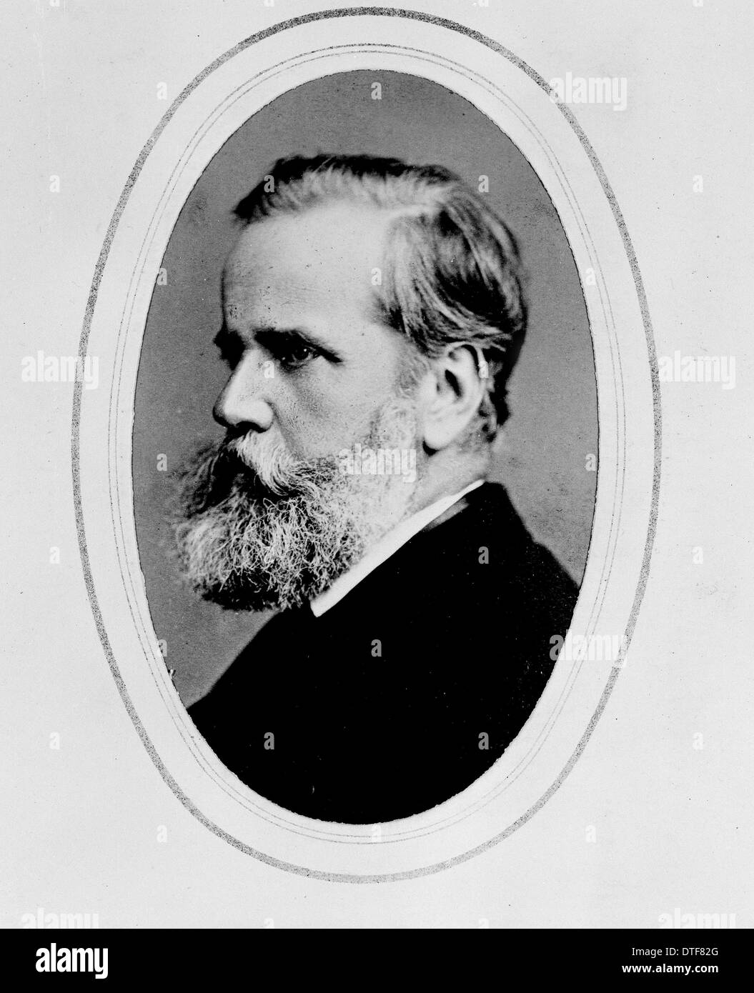 Dom Pedro II, Emperador del Brasil (1825-1891) Foto de stock
