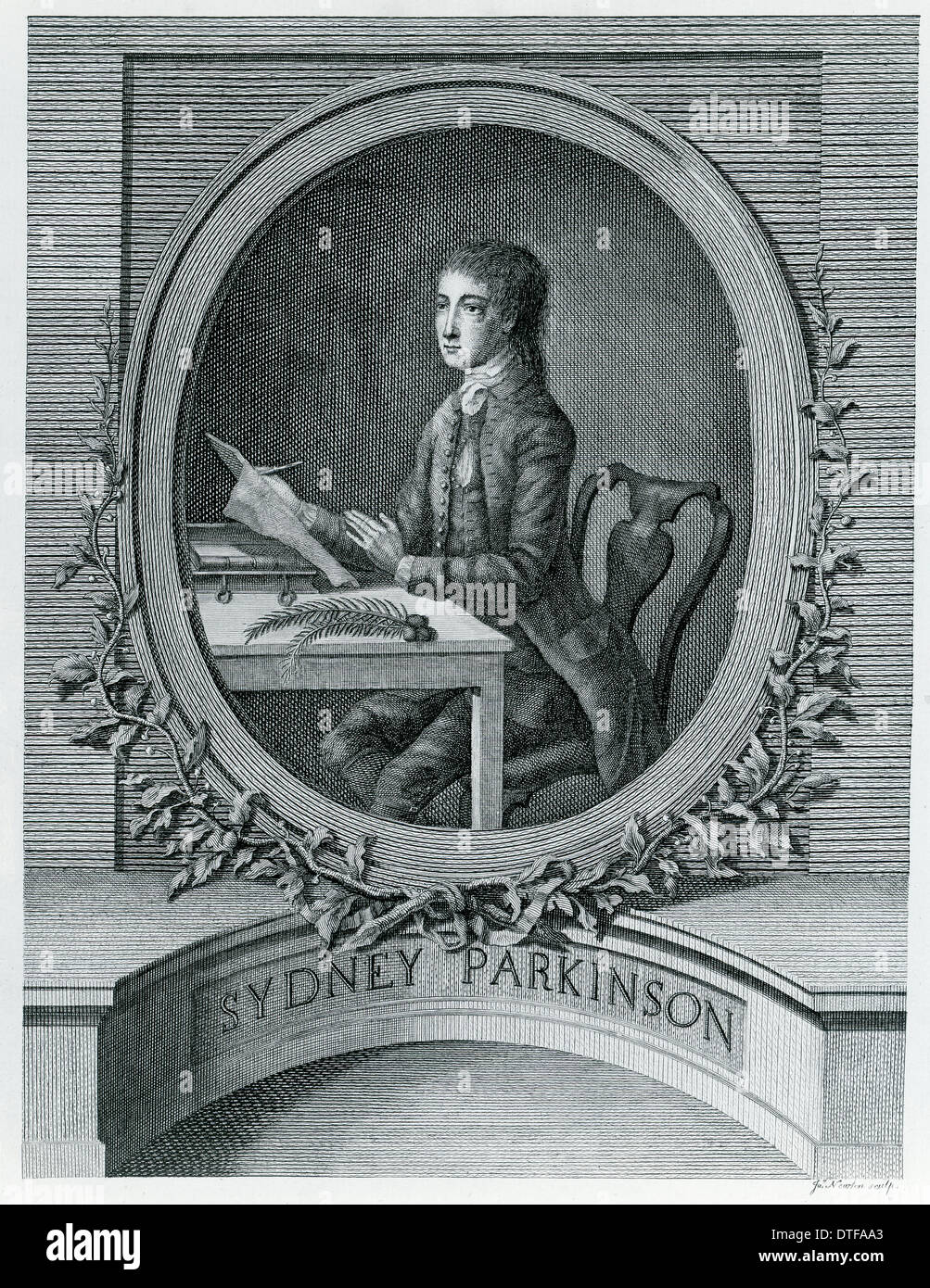 Sydney Parkinson (1745-1771) Foto de stock