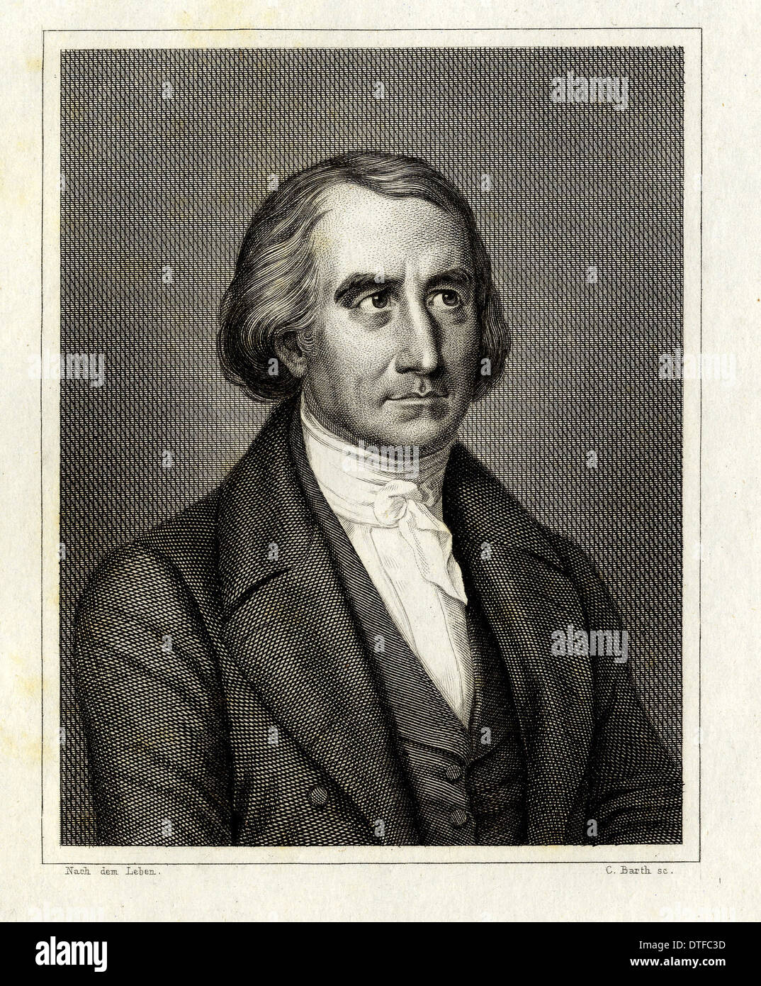 Dominique François Jean Arago (1786-1853) Foto de stock