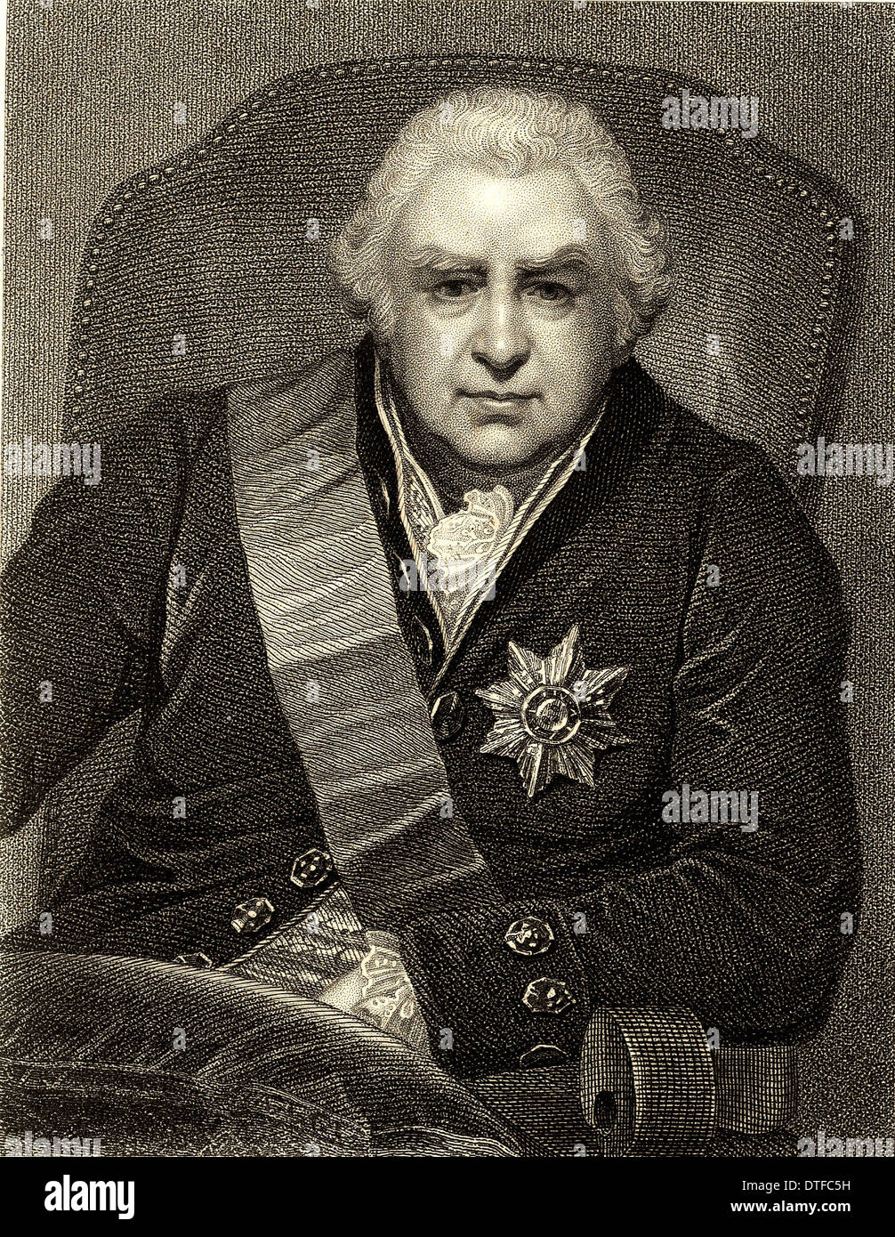 Sir Joseph Banks (1743-1820) Foto de stock