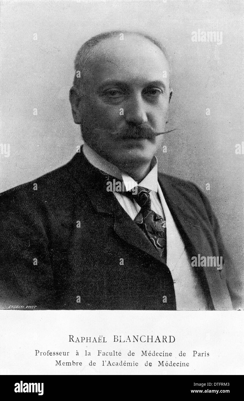 Rafael Blanchard (1857-1919) Foto de stock