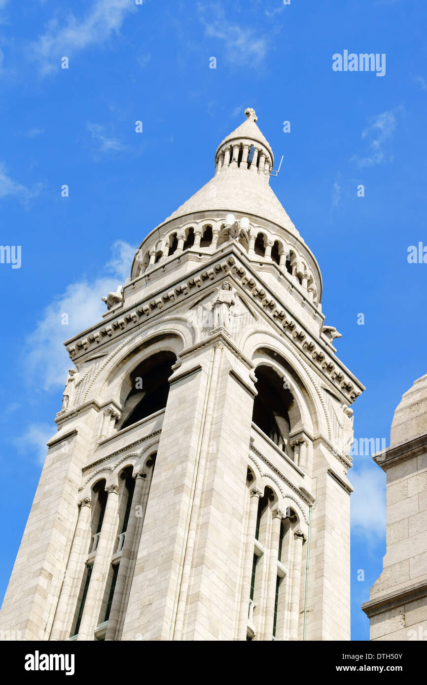 Basilique du Sacré Coeur de Montmartre (Basílica del Sagrado Corazón), París, Francia Foto de stock