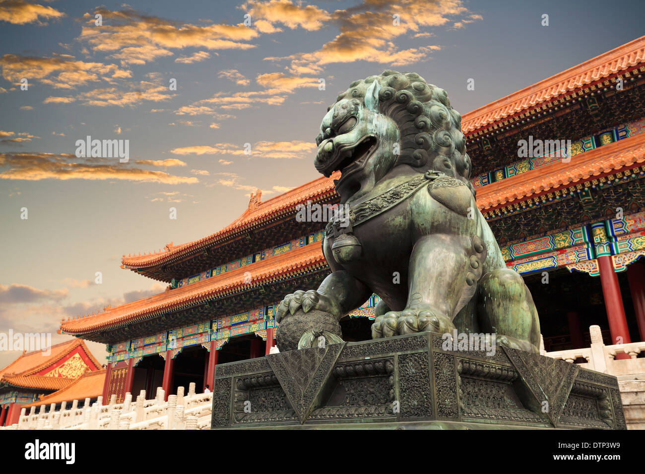 La Ciudad Prohibida de Pekín Foto de stock