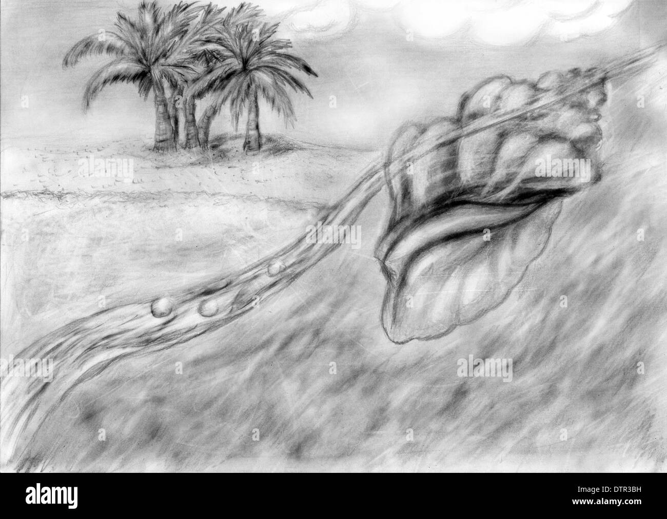 Featured image of post Playa Dibujo A Lapiz