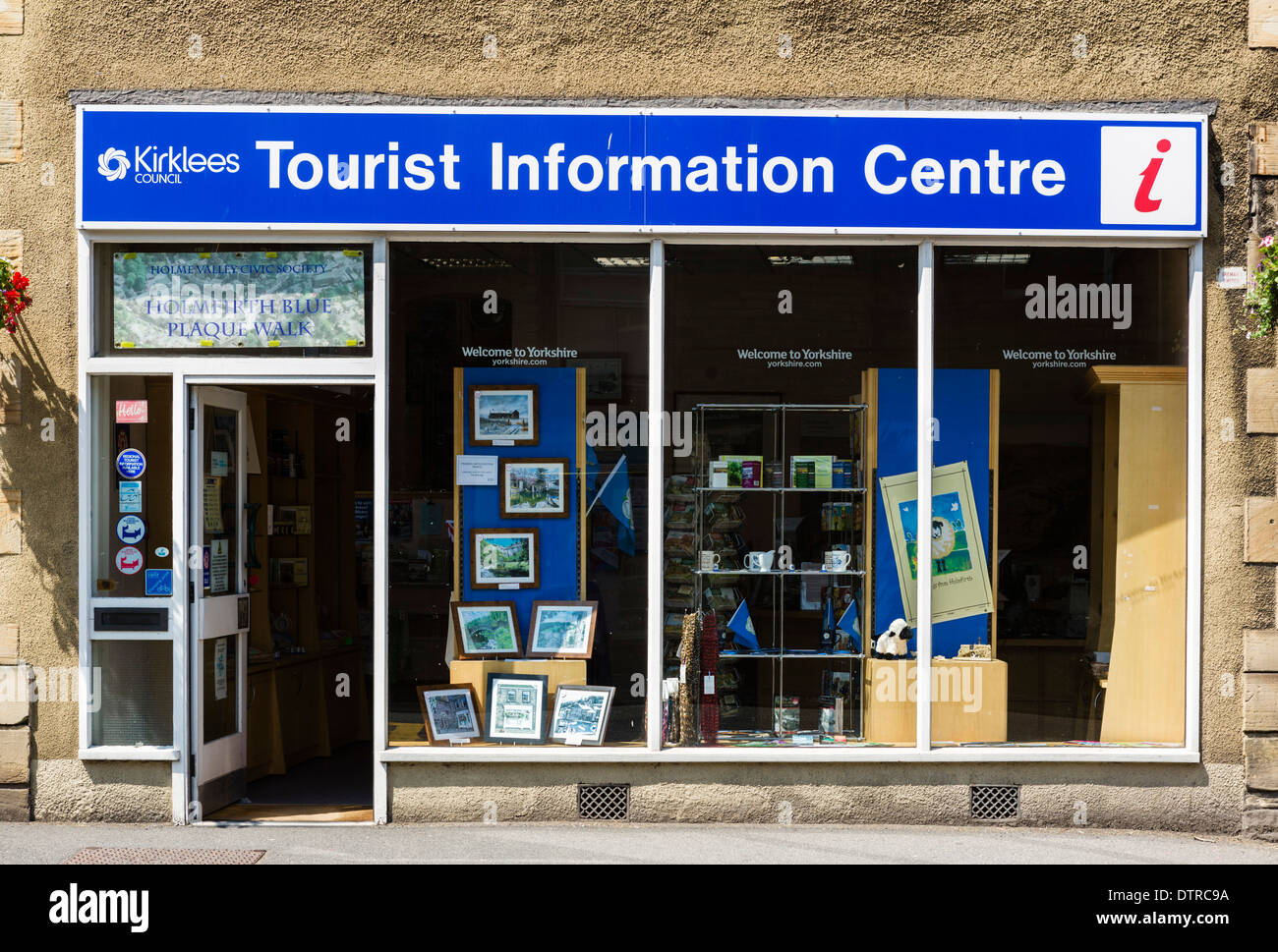 Centro de Información Turística, Holmfirth, West Yorkshire, Inglaterra, Reino Unido. Foto de stock