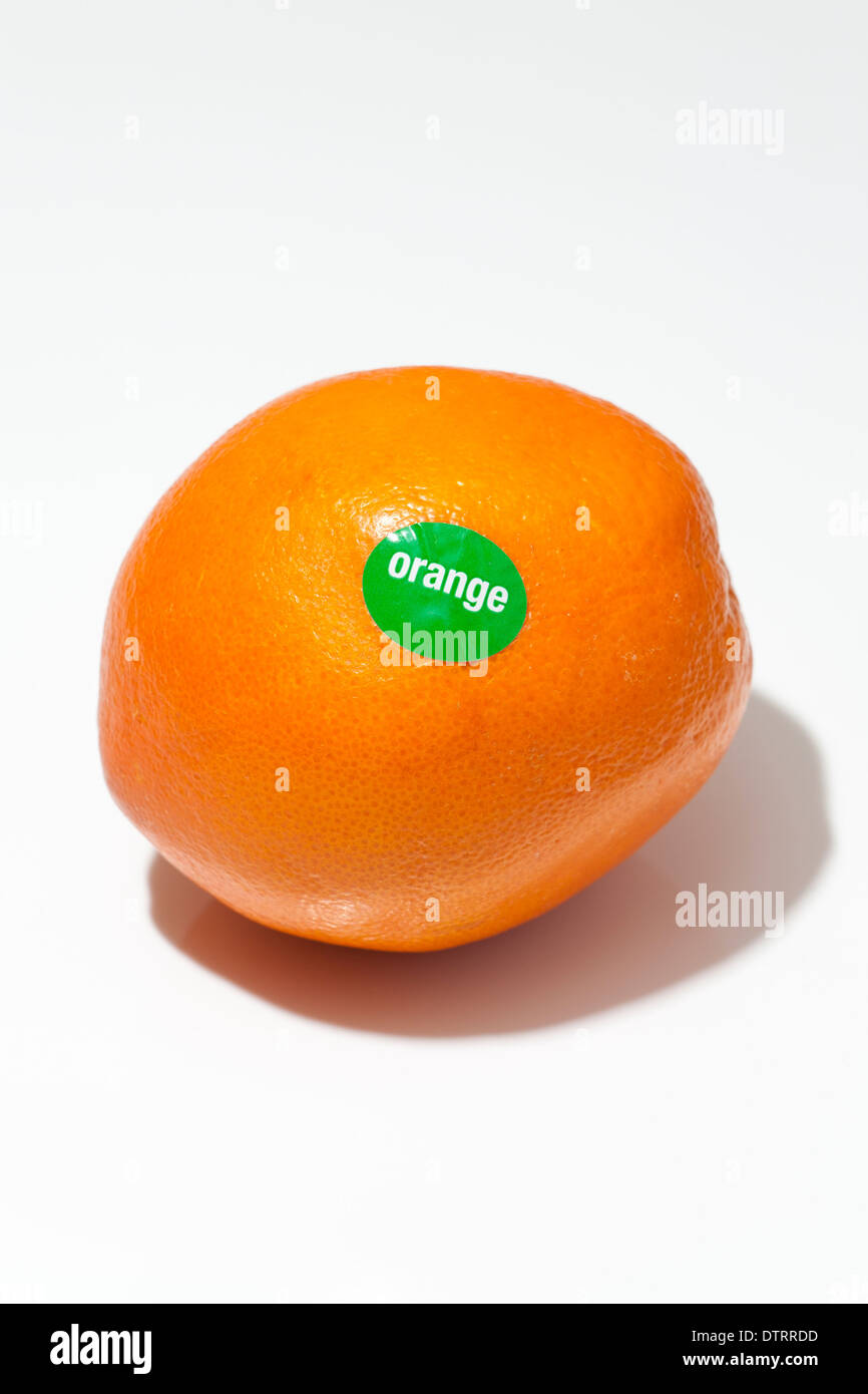 Una naranja Foto de stock