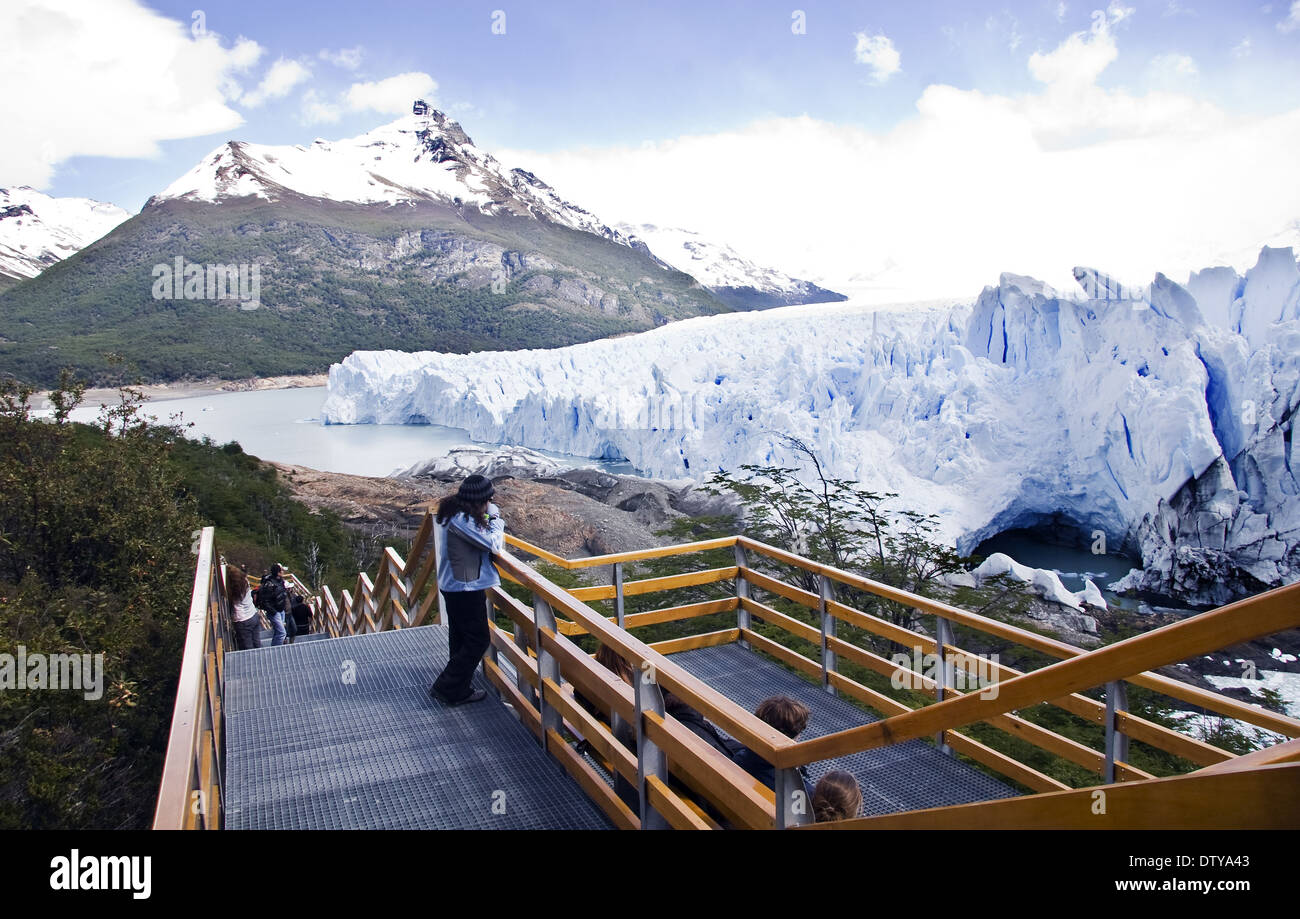 Glaciar Perito Moreno, El Calafate, Argentina Foto de stock