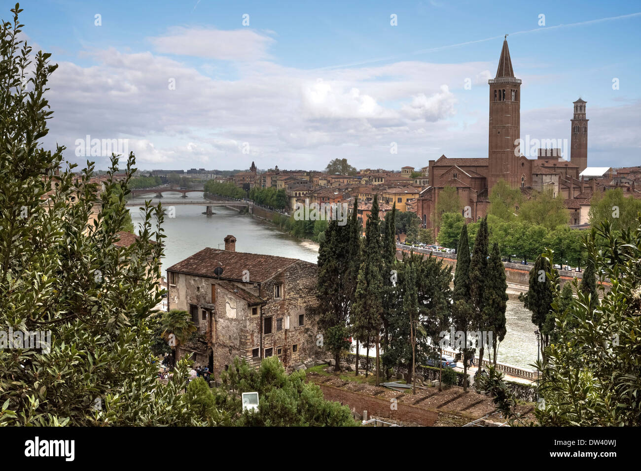 Sant'Anastasia, Verona Foto de stock