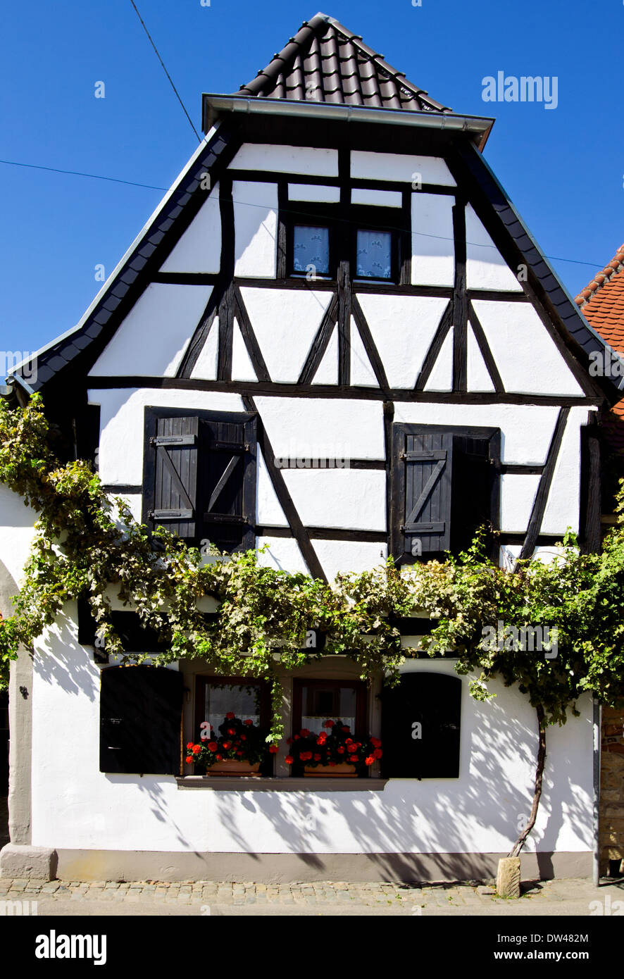 La casa en estilo alemán Fotografía de stock - Alamy