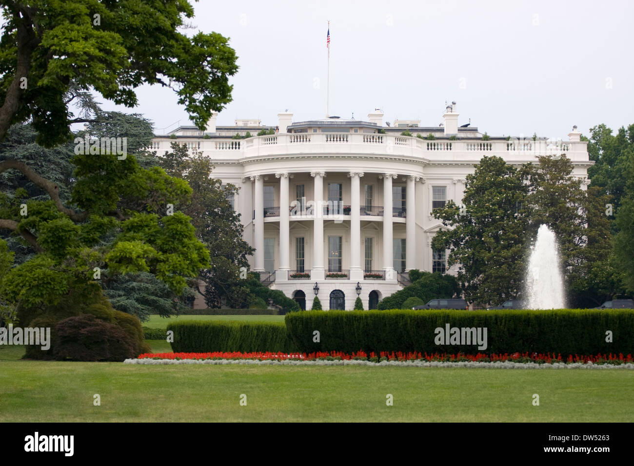 Casa Blanca, en Washington DC, EE.UU. Foto de stock